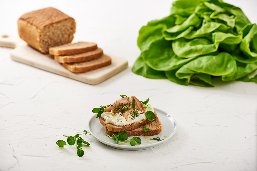 Śniadaniowa kanapka chleb 100% żytni BIO