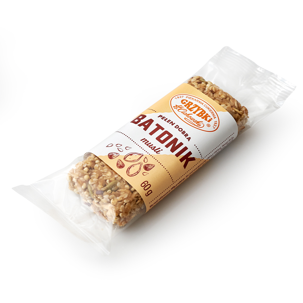 Batonik musli Piekarnia Cukiernia Grzybki